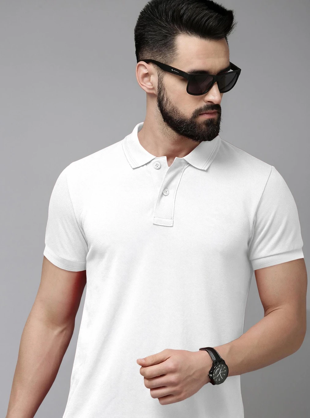 Solid Polo T-Shirt