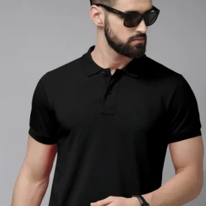 Solid Polo T-Shirt