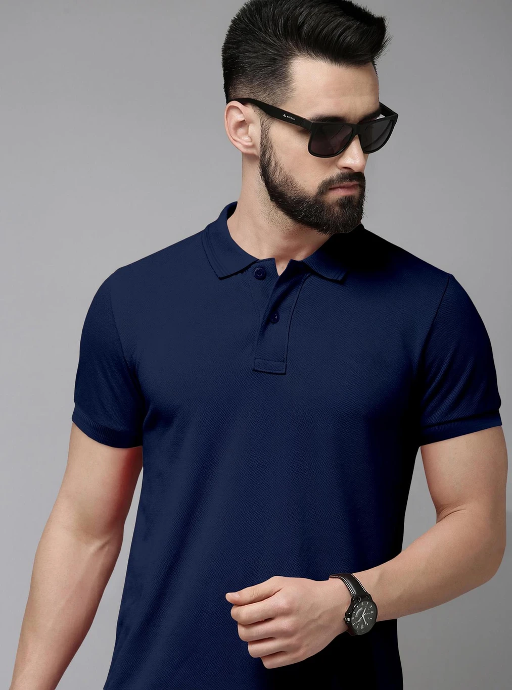 Solid Polo T-Shirt
