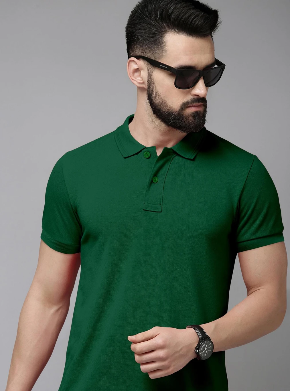 Solid Polo T-Shirt